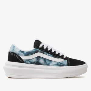 NEW Vans Old Skool Over Tie Dye Blue Black Platform Women’s Size 9.5